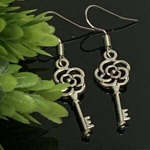 Celtic Earring, Lock and Key Earring, Love Earring, Valentine Earring, Gift Idea